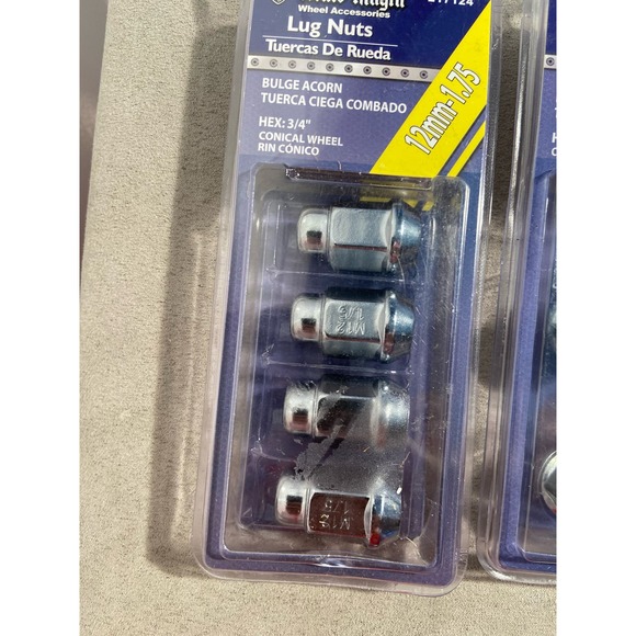 Assorted White Knight Lugnuts Set of 4 - Retail Value Over $100 - Picture 7 of 11